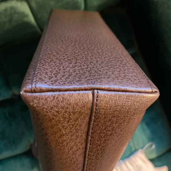 Gucci Brown Leather Vintage Box Style Purse - Picture 9 of 13